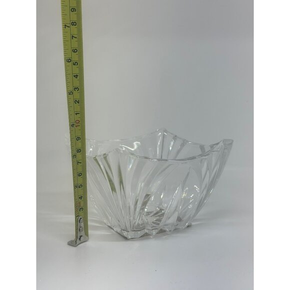 VTG Shannon Godinger Lead Crystal Square Candy Nut Bowl Dish Made in Ireland - Picture 2 of 4
